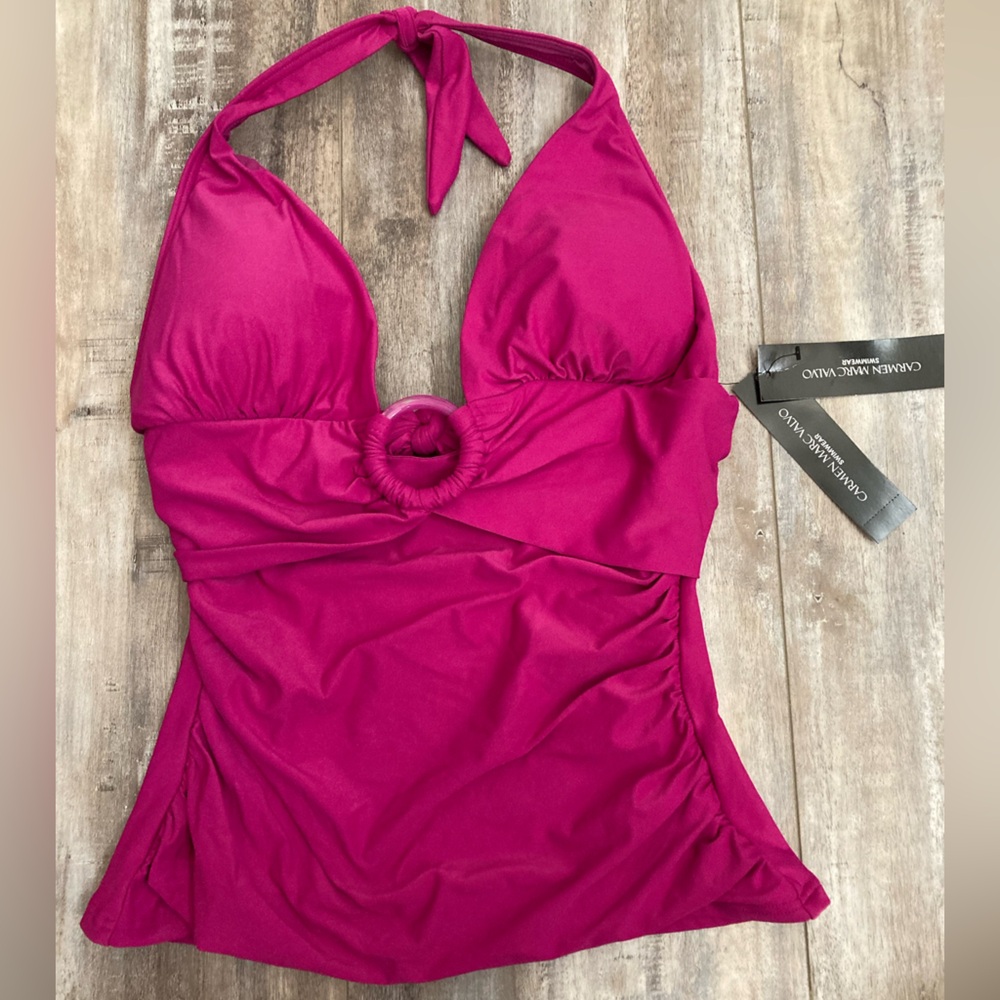 Carmen Marc Valvo swim top, size Small NWT